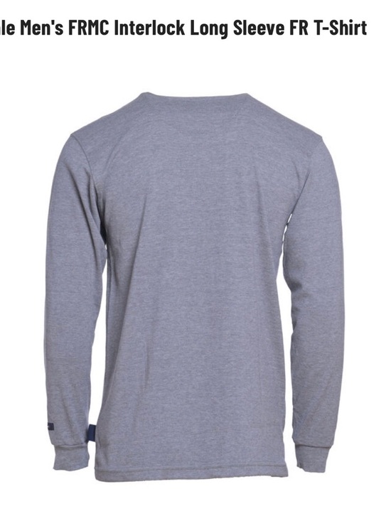 Tyndale Gray Long Sleeve Pocket Shirt Size 3XL - Picture 2 of 7